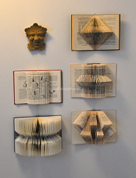 Sculptural-Book Sculpture Wall